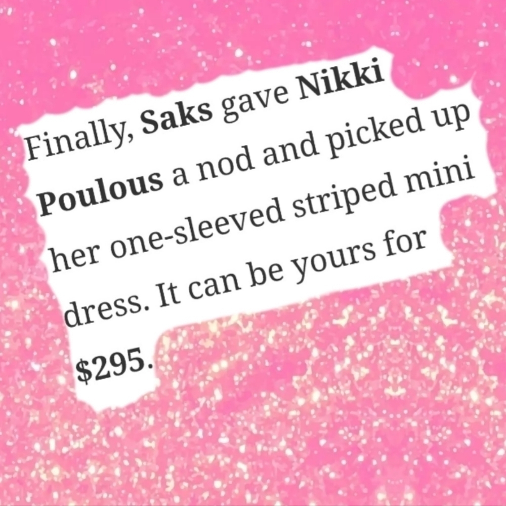 Sax Fifth Ave Nikki Paul's One Shoulder Dress Size 2 - Picture 4 of 5